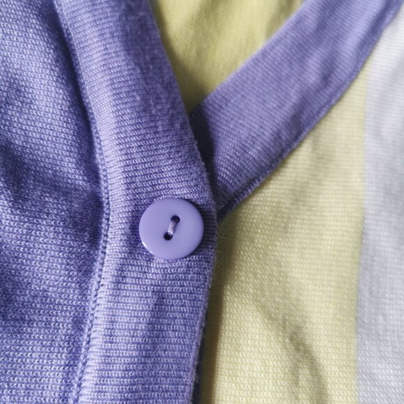 QED London cardigan in bold striped - Picture 2 of 10